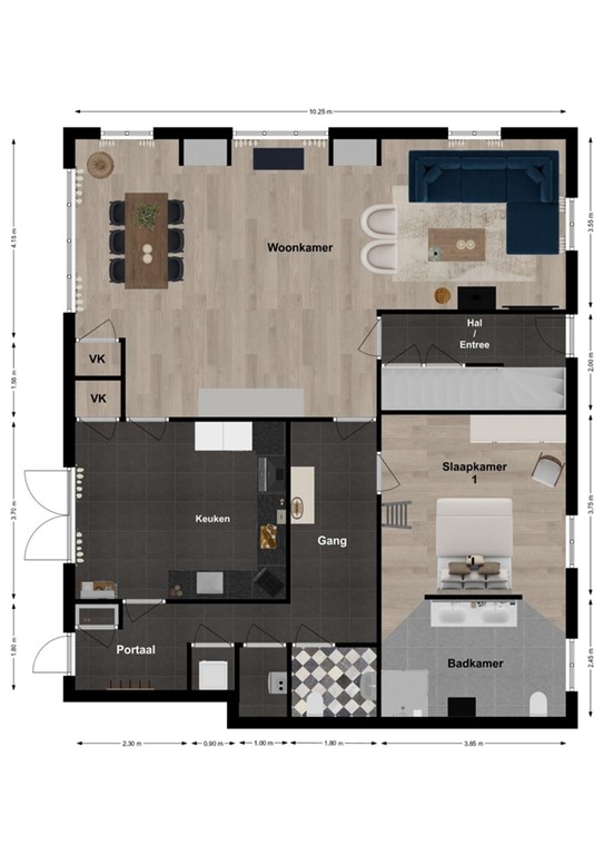 mediumsize floorplan